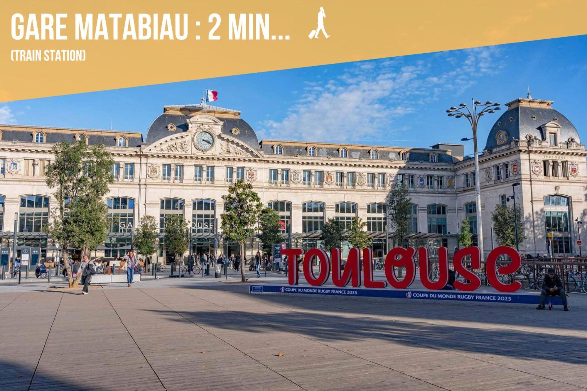 Grand Duplex Centre - Gare Apartman Toulouse Kültér fotó